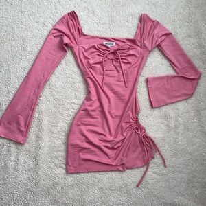 THATSSOFETCH NOOR PINK MINI DRESS